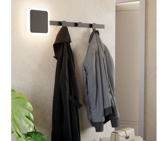 Eglo Cartignano Moderne Wandgarderobe mit LED-Beleuchtung (3000 K)