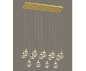 Illuminati Lighting Sospensione rettangolare Stilla