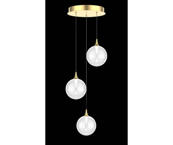 Illuminati Lighting 3-light Bolla Suspension