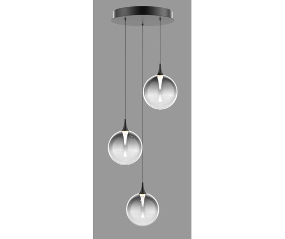 Illuminati Lighting 3-flammige Bolla-Pendelleuchte