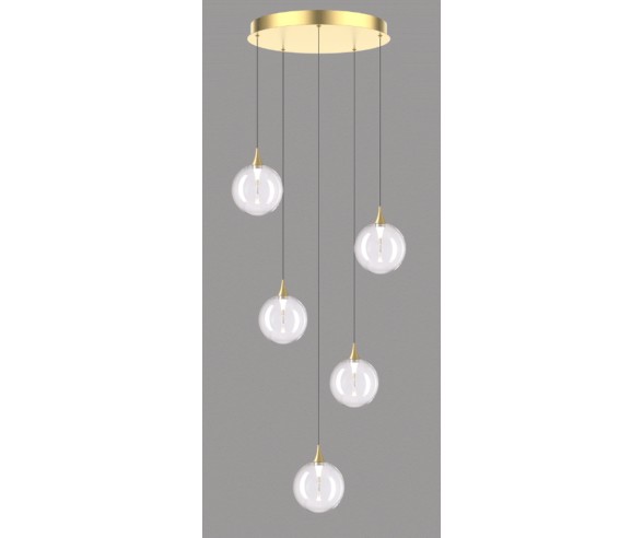 Illuminati Lighting 5-light Bolla Suspension