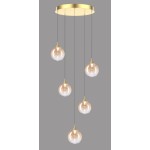 Illuminati Lighting 5-flammige Bolla-Pendelleuchte