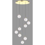 Illuminati Lighting 9-flammige Bolla-Pendelleuchte