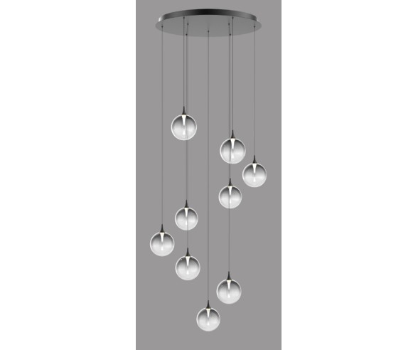 Illuminati Lighting 9-flammige Bolla-Pendelleuchte