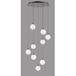 Illuminati Lighting 9-light Bolla suspension lamp