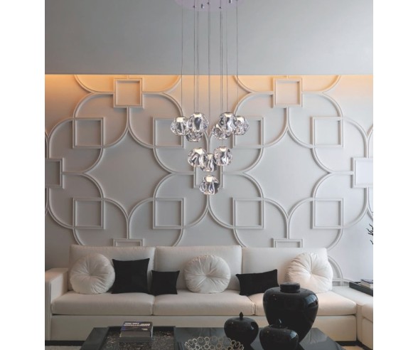 Illuminati Lighting Circular Suspension Ciottolo