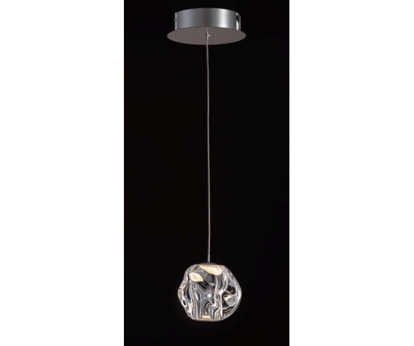 Illuminati Lighting Sospensione circolare Ciottolo