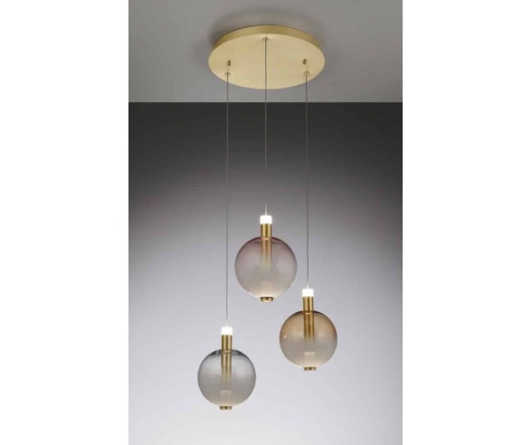 Illuminati Lighting 3-light Aurora Suspension lamp