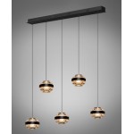 Illuminati Lighting Geo 5-flammige lineare Pendelleuchte