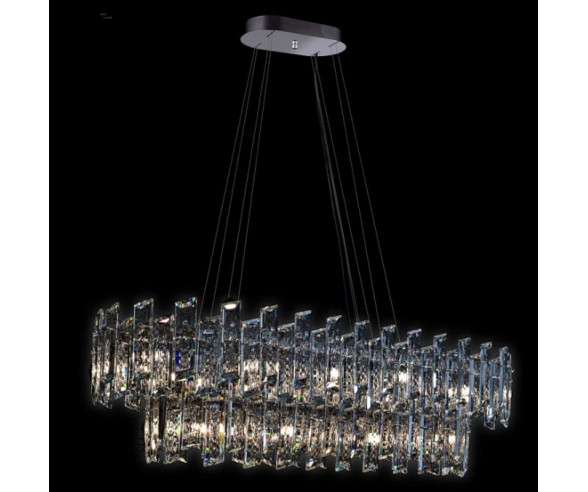 Illuminati Lighting Arcadia 2-Tier Oval Suspension