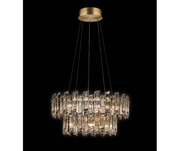 Illuminati Lighting Sospensione circolare 2 livelli