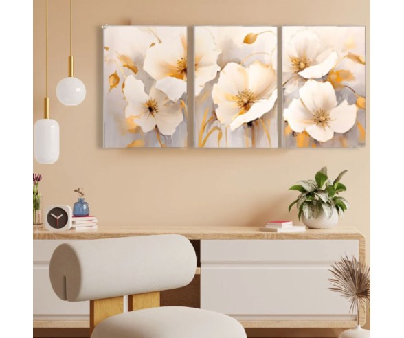 Quadro da parete RF/1083T3 Tris floreale