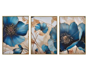 Wall painting with floral motif