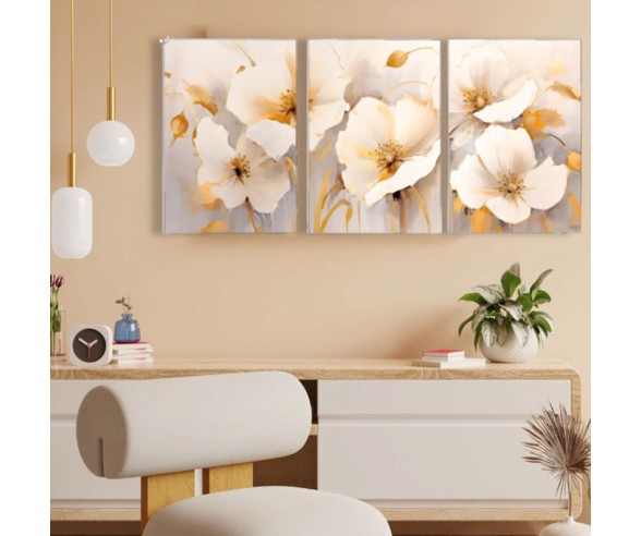 Quadro da parete RF/1100T3 Tris floreale