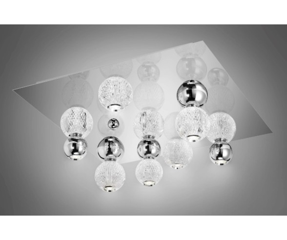 Illuminati Lighting Brillante quadratische Deckenleuchte