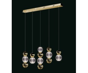 Illuminati Lighting Sospensione lineare Brillante 2