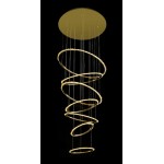 Illuminati Lighting Sospensione 7 cerchi Halo