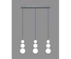 Illuminati Lighting Sospensione lineare Perla
