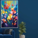 RF1086 Florale Wandkunst