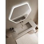 Etrusca Specchio da bagno Exagon Light