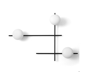 APPLIQUE MODERNO 3 LUCI ORIENTABILE MIKADO 2