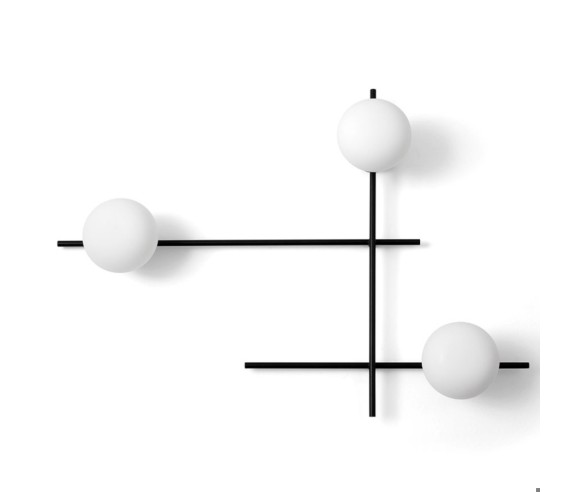 APPLIQUE MODERNO 3 LUCI ORIENTABILE MIKADO