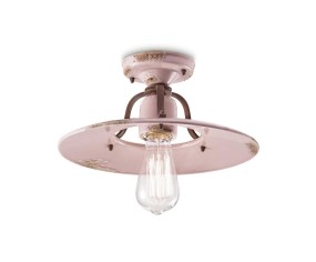 PLAFONIERA COUNTRY IN CERAMICA CIPRIA 30CM