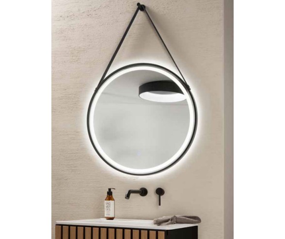 Specchio da bagno led Belt