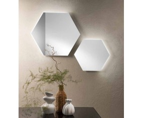Exa LED wall-mounted bathroom mirror 2