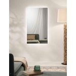 Specchio rettangolare Bagno con led serie Halo