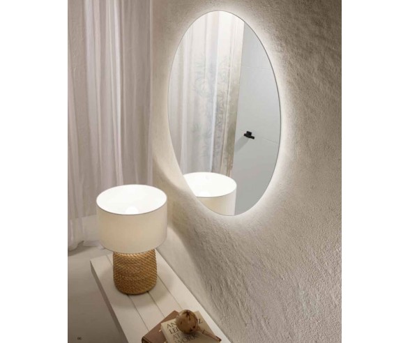SPECCHIO ROTONDO PER BAGNO DA PARETE CON LED EYETECH