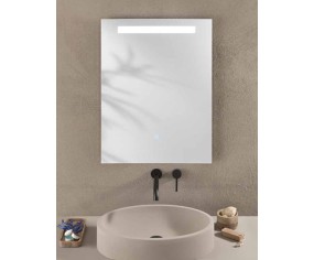 Specchio da bagno con led serie Linea