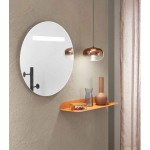 Round bathroom mirror Linea model