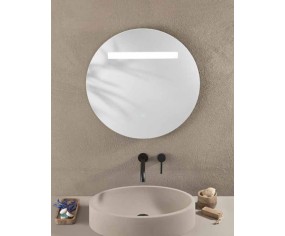 Round bathroom mirror Linea model