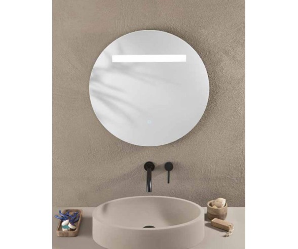 Round bathroom mirror Linea model