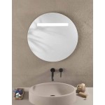 Round bathroom mirror Linea model