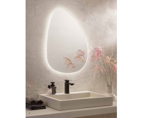 Specchio da bagno retroilluminato led modello Drop