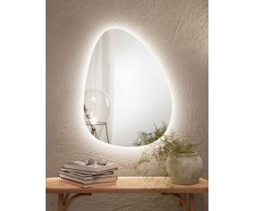 Specchio da bagno retroilluminato led modello Drop 2