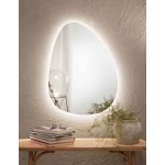 LED-hintergrundbeleuchteter Badezimmerspiegel Drop  Modell