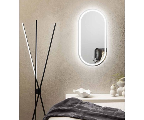 Specchio da bagno Led Queen