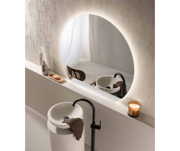Alba LED backlit bathroom mirror