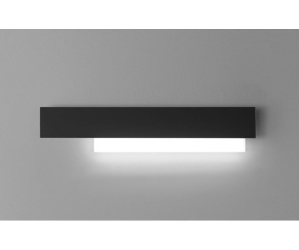 GEA LUCE LED WALL LAMP DOHA, LED wall lamp with dove grey finishes