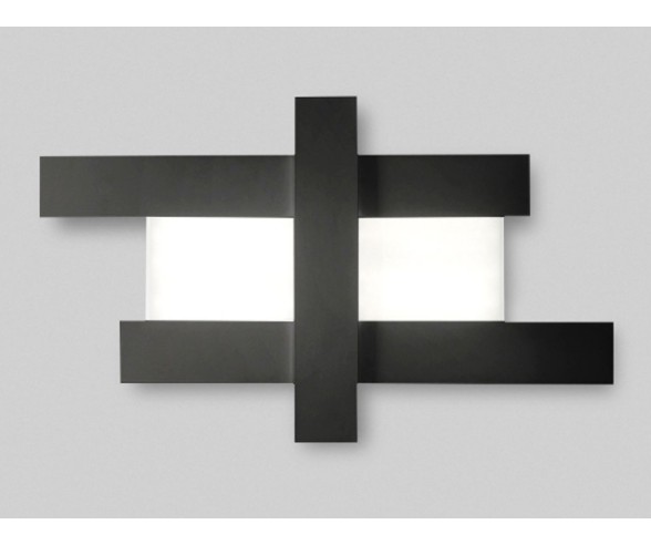 GEA LUCE LED-DECKENLEUCHTE DOHA, Deckenleuchte mit taubengrauen Farben