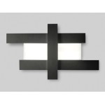 GEA LUCE LED-DECKENLEUCHTE DOHA, Deckenleuchte mit taubengrauen Farben