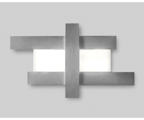 GEA LUCE LED-DECKENLEUCHTE DOHA, Deckenleuchte mit taubengrauen Farben