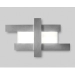 GEA LUCE LED-DECKENLEUCHTE DOHA, Deckenleuchte mit taubengrauen Farben