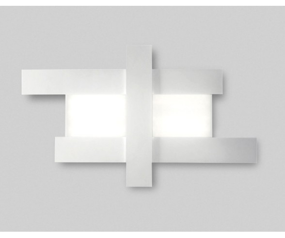 GEA LUCE LED-DECKENLEUCHTE DOHA, Deckenleuchte mit taubengrauen Farben