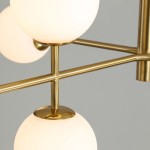 Acb Doris 8-light suspension lamp