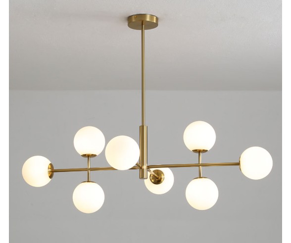 Acb Doris 8-light suspension lamp