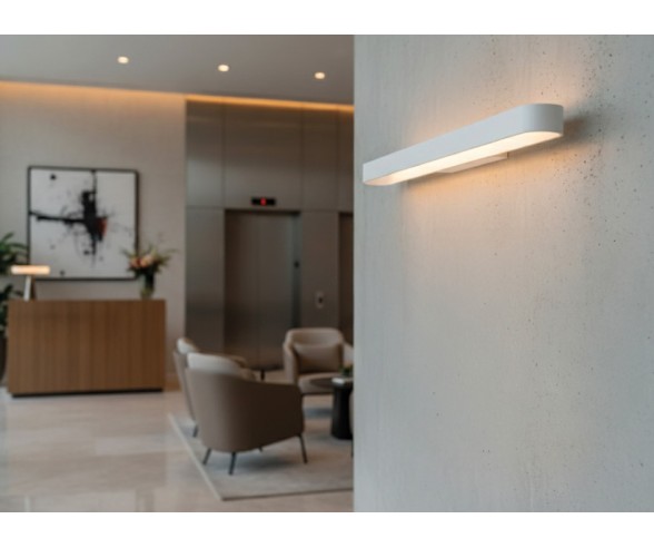 ACB Gala applique led in metallo e metacrilato bianco lampada moderna